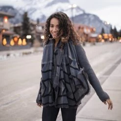 Tentree Cotton Geo Blanket Scarf Scarves