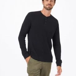 Tentree TreeWaffle Henley Longsleeve Men