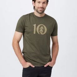 Tentree Men Woodgrain Ten T-Shirt