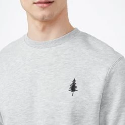 Tentree TreeFleece Golden Spruce LS Crew