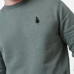 Tentree TreeFleece Golden Spruce LS Crew
