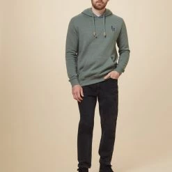 Tentree Men Peru Embroidered Llama Hoodie