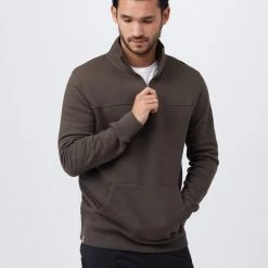 Tentree Men 1/4 Zip Kanga Pocket Fleece