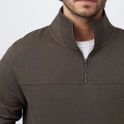 Tentree Men 1/4 Zip Kanga Pocket Fleece