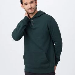 Tentree Men Treefleece 1/4 Button Hoodie