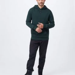 Tentree Men Treefleece 1/4 Button Hoodie