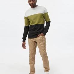 Tentree Men TreeFleece Blocked Classic Crew