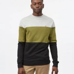 Tentree Men TreeFleece Blocked Classic Crew