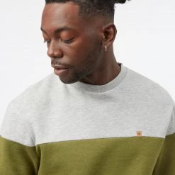 Tentree Men TreeFleece Blocked Classic Crew
