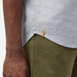 Tentree Men Hemp Button Front Shortsleeve Shirt