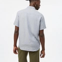 Tentree Men Hemp Button Front Shortsleeve Shirt