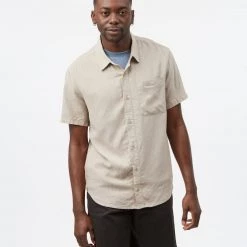 Tentree Men Hemp Button Front Shortsleeve Shirt