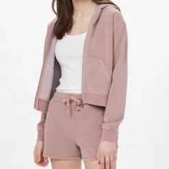 Tentree French Terry Relaxed Zip Hoodie Women