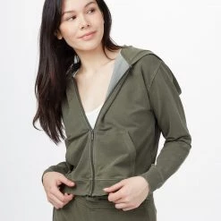 Tentree French Terry Relaxed Zip Hoodie Women