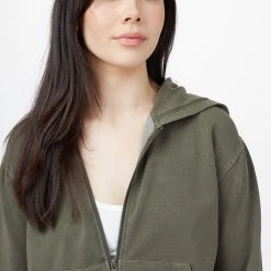 Tentree French Terry Relaxed Zip Hoodie Women