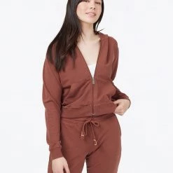 Tentree French Terry Relaxed Zip Hoodie Women