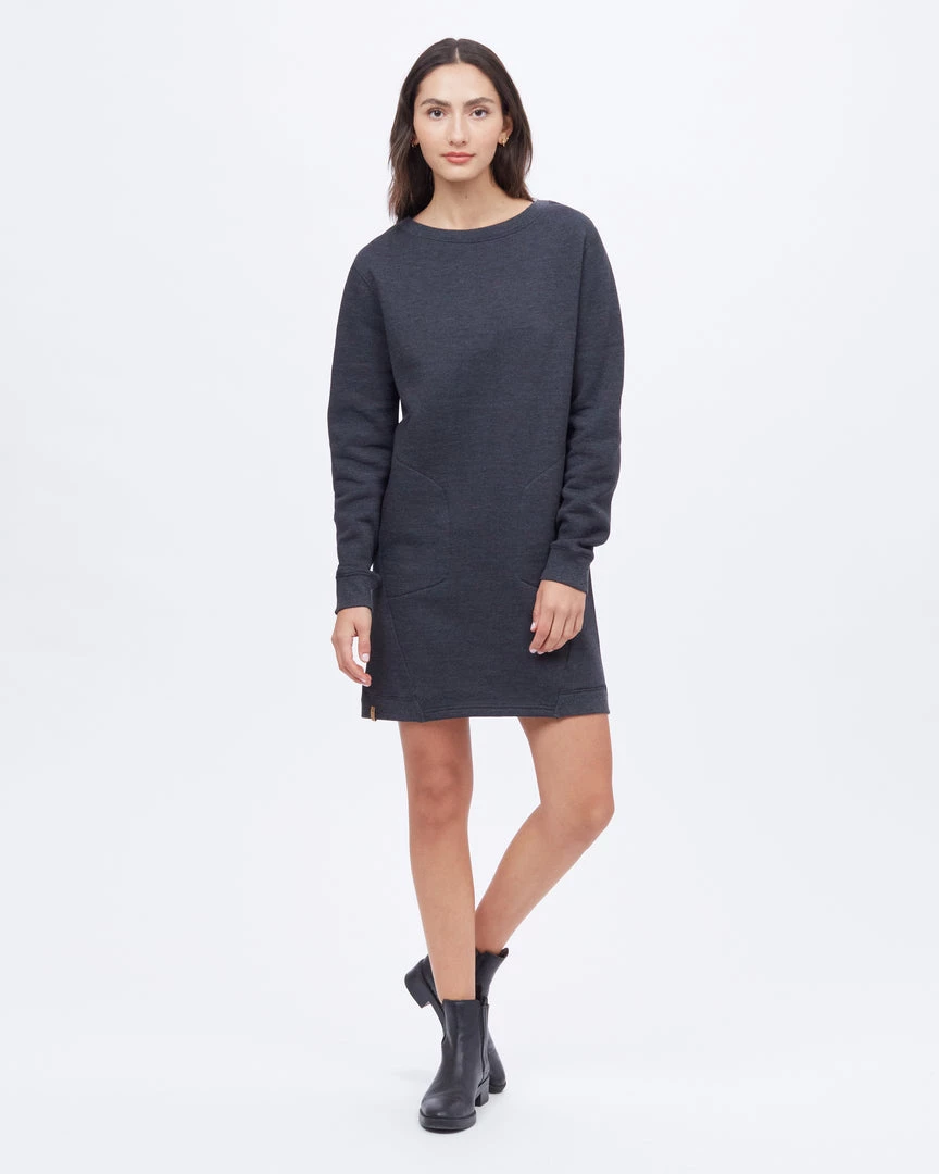 Tentree Fleece Crew Dress Women 3 Tentree Fleece Crew Dress Women