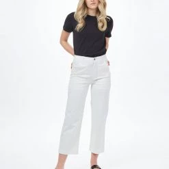 Tentree Twill Cropped Wide Leg Pant