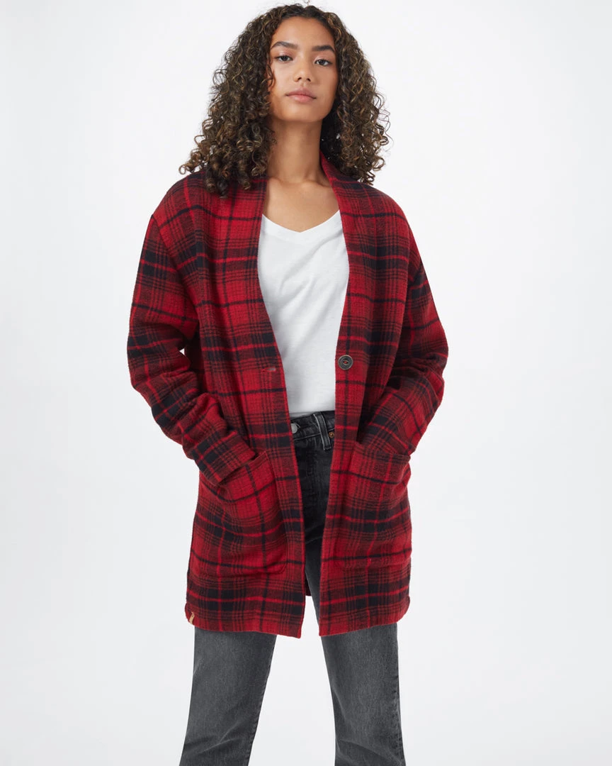 Tentree Women Flannel Cocoon Cardigan 11 Tentree Women Flannel Cocoon Cardigan