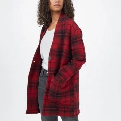 Tentree Women Flannel Cocoon Cardigan 26 Tentree Women Flannel Cocoon Cardigan