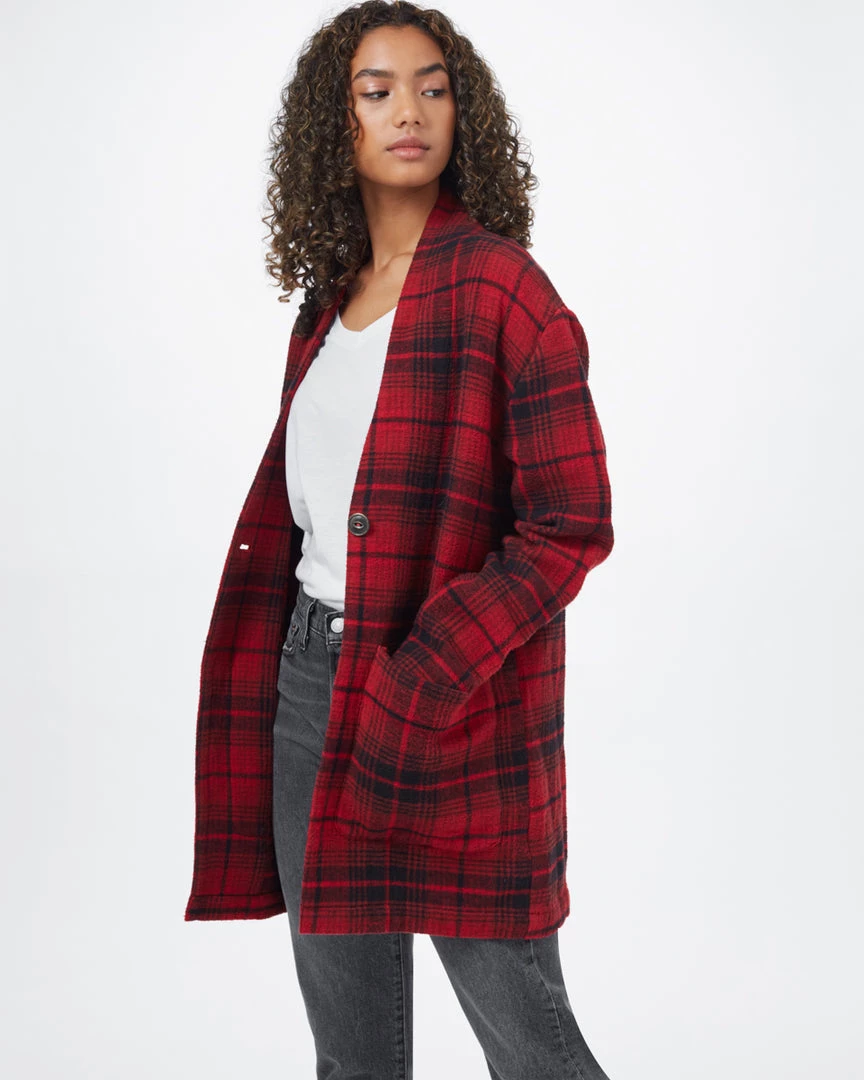 Tentree Women Flannel Cocoon Cardigan 5 Tentree Women Flannel Cocoon Cardigan
