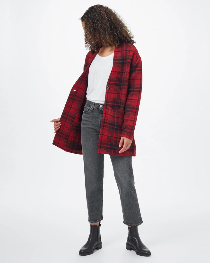 Tentree Women Flannel Cocoon Cardigan 9 Tentree Women Flannel Cocoon Cardigan