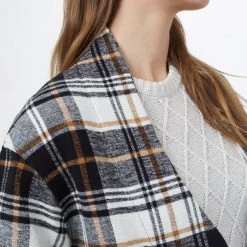 Tentree Women Flannel Cocoon Cardigan 38 Tentree Women Flannel Cocoon Cardigan