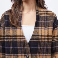 Tentree Women Flannel Cocoon Cardigan 41 Tentree Women Flannel Cocoon Cardigan