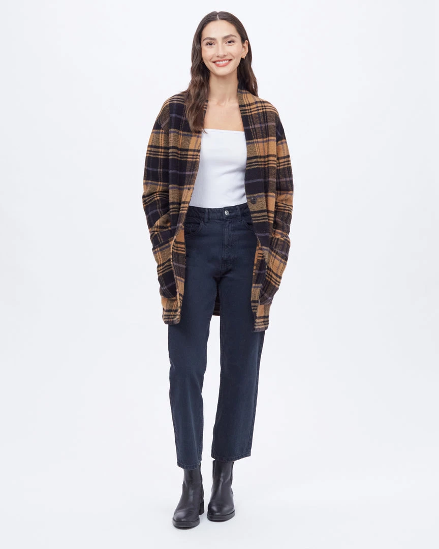 Tentree Women Flannel Cocoon Cardigan 24 Tentree Women Flannel Cocoon Cardigan