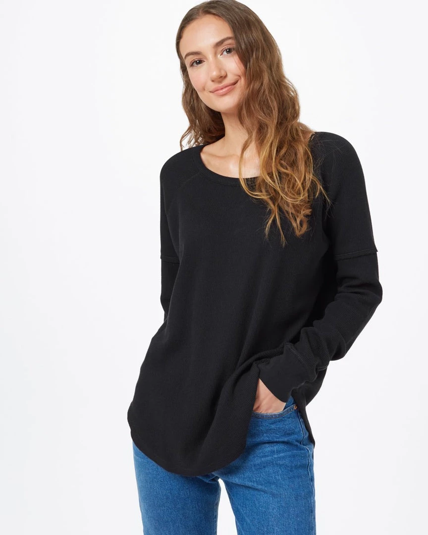 Tentree Women TreeWaffle Crew Longsleeve 4 Tentree Women TreeWaffle Crew Longsleeve