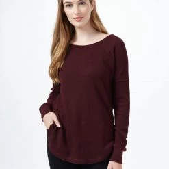 Tentree Women TreeWaffle Crew Longsleeve 61 Tentree Women TreeWaffle Crew Longsleeve
