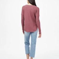 Tentree Women TreeWaffle Crew Longsleeve 68 Tentree Women TreeWaffle Crew Longsleeve