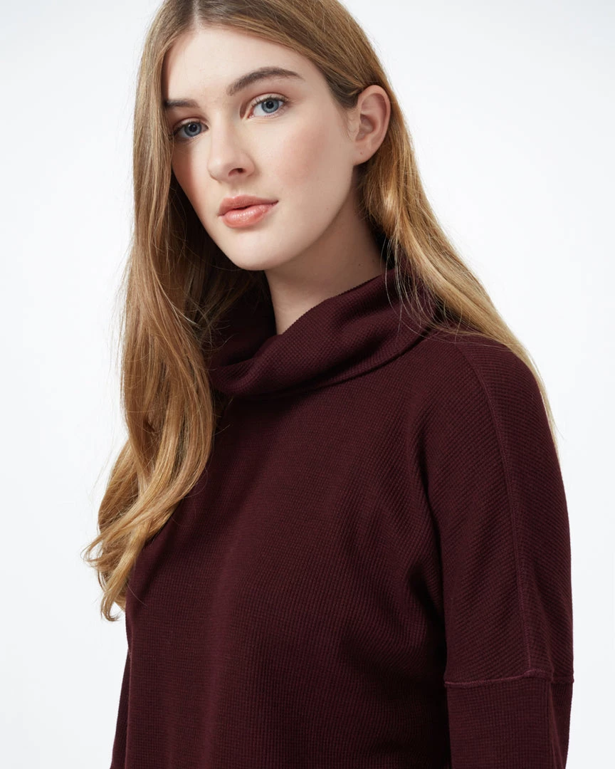 Tentree Women TreeWaffle Turtleneck Longsleeve 23 Tentree Women TreeWaffle Turtleneck Longsleeve