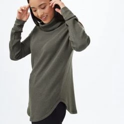 Tentree Women TreeWaffle Turtleneck Longsleeve 39 Tentree Women TreeWaffle Turtleneck Longsleeve