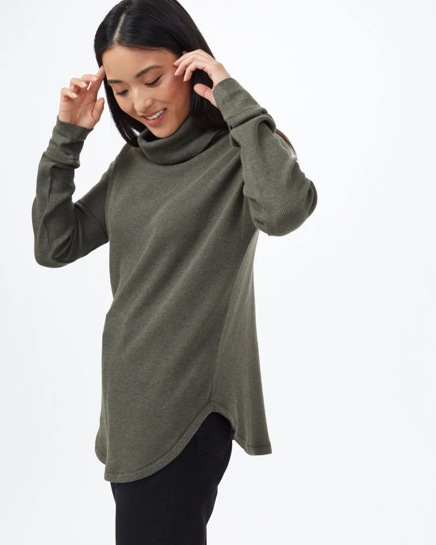 Tentree Women TreeWaffle Turtleneck Longsleeve 19 Tentree Women TreeWaffle Turtleneck Longsleeve