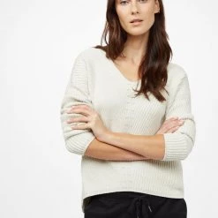 Tentree Women Highline Cotton V-Neck Sweater