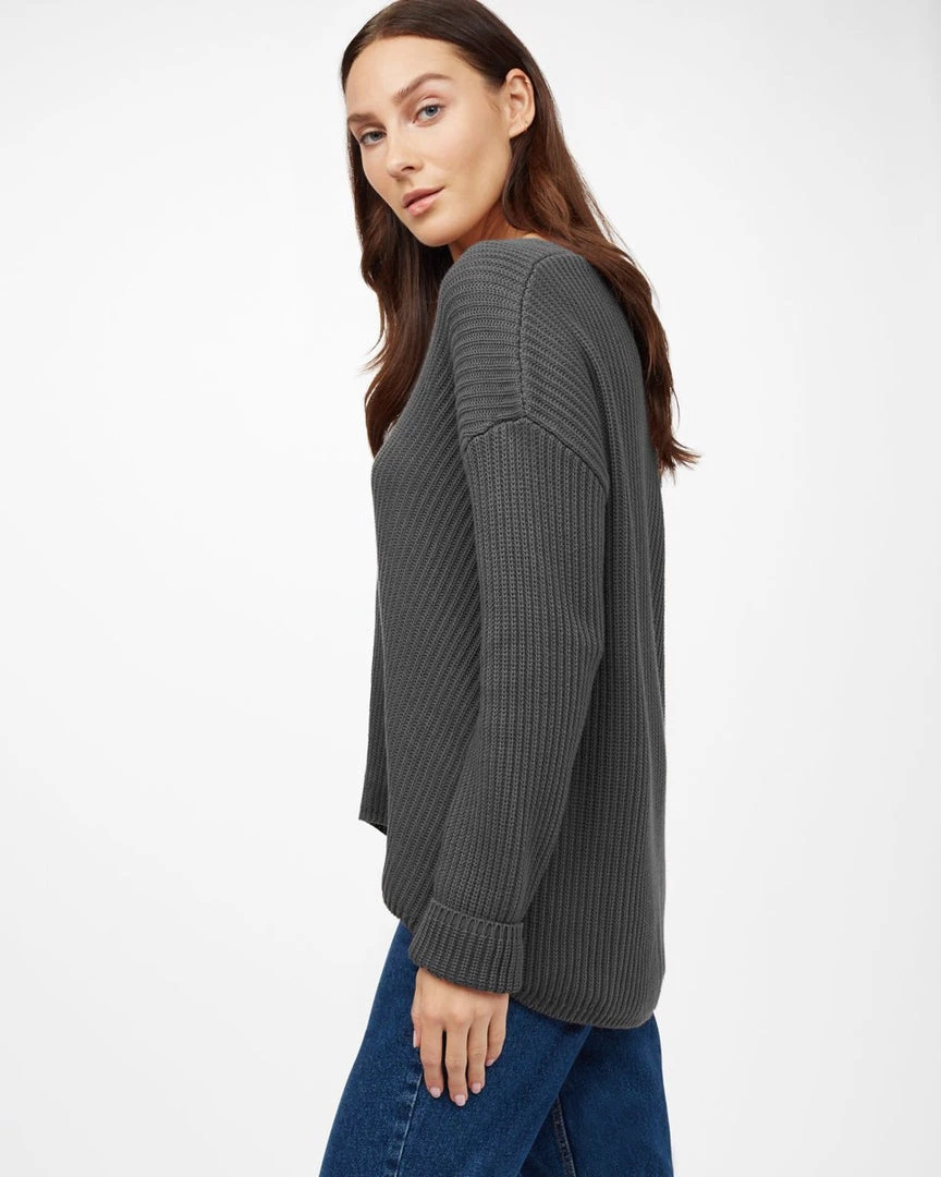 Tentree Women Highline Cotton V-Neck Sweater 11 Tentree Women Highline Cotton V-Neck Sweater