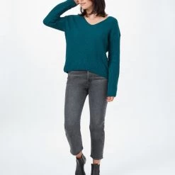 Tentree Women Highline Cotton V-Neck Sweater 53 Tentree Women Highline Cotton V-Neck Sweater