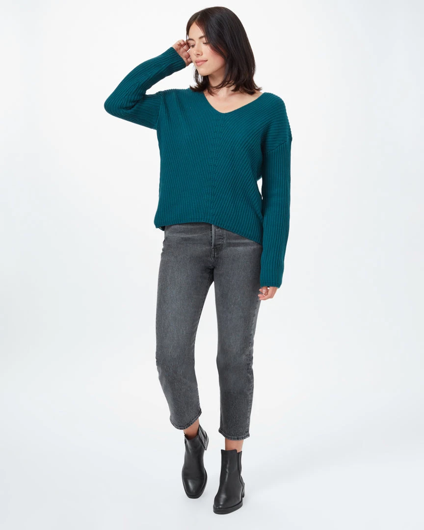 Tentree Women Highline Cotton V-Neck Sweater 19 Tentree Women Highline Cotton V-Neck Sweater