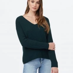Tentree Women Highline Cotton V-Neck Sweater