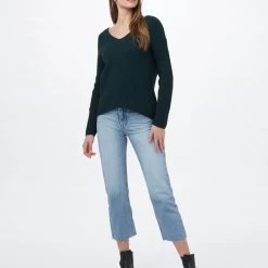 Tentree Women Highline Cotton V-Neck Sweater 65 Tentree Women Highline Cotton V-Neck Sweater