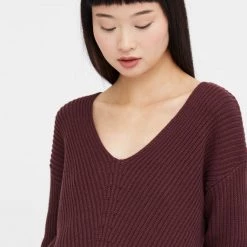 Tentree Women Highline Cotton V-Neck Sweater 69 Tentree Women Highline Cotton V-Neck Sweater