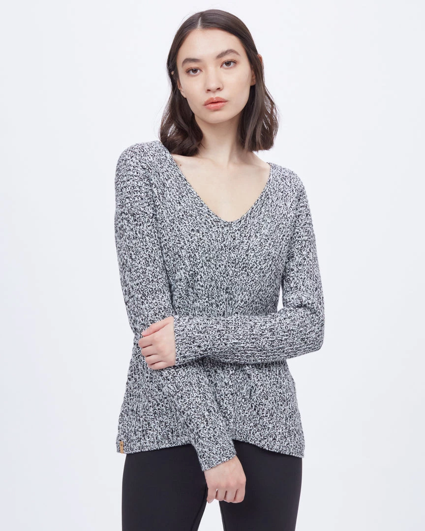 Tentree Women Highline Cotton V-Neck Sweater 6 Tentree Women Highline Cotton V-Neck Sweater