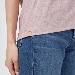 Tentree Women Ribbed Scoop Neck T-Shirt