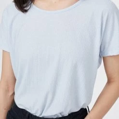 Tentree Women Ribbed Scoop Neck T-Shirt