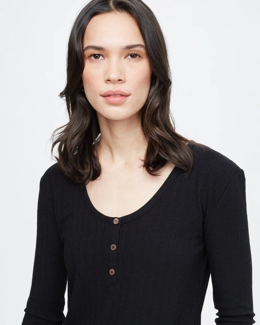 Tentree Women Ribbed Henley Longsleeve 6 Tentree Women Ribbed Henley Longsleeve