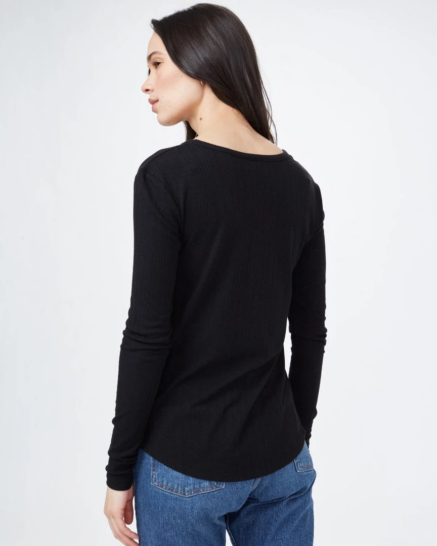 Tentree Women Ribbed Henley Longsleeve 8 Tentree Women Ribbed Henley Longsleeve