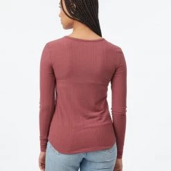 Tentree Women Ribbed Henley Longsleeve 29 Tentree Women Ribbed Henley Longsleeve