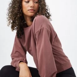 Tentree Balloon Sleeve French Terry Crew 64 Tentree Balloon Sleeve French Terry Crew