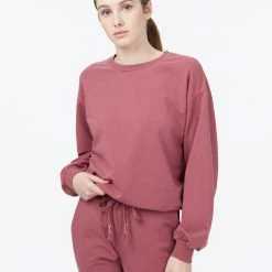 Tentree Balloon Sleeve French Terry Crew